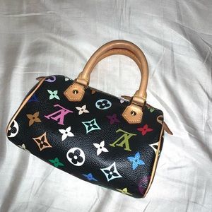 Louis Vuitton multicolor mini sac HL speedy bag